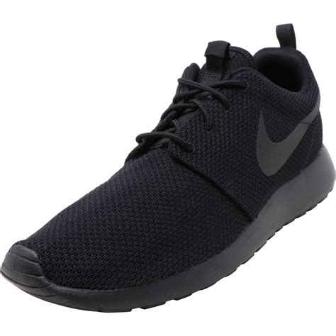 nike black sneakers mens|solid black men's Nike shoes.